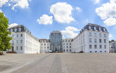 panoramic outside view to  castle in Saarbruecken