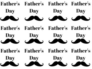 FATHER'S DAY CARD WITH CALLIGRAPHY AND COLORS. HAPPY FATHERS DAY.