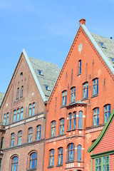 Steinhäuser in Norwegen