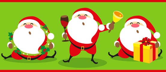 Santa Claus, Christmas set