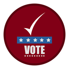 United states campaign button