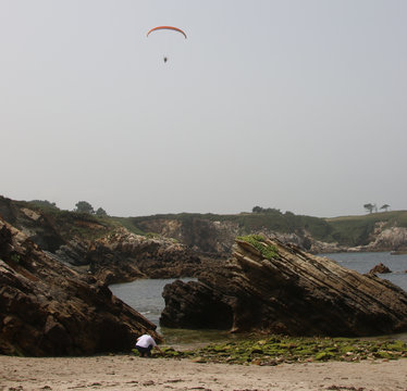 Paramotor. Paragliding. Parapente