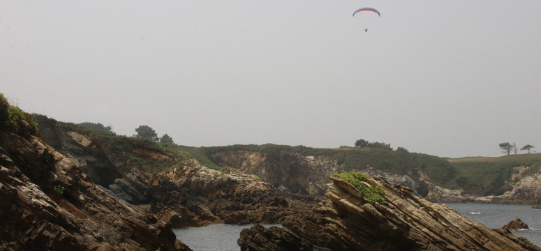 Paramotor. Paragliding. Parapente