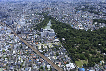 吉祥寺周辺／郊外の住宅地、2018・7撮影
