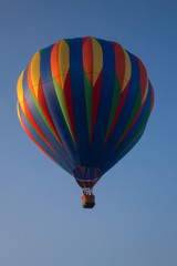 Naklejka premium Hot Air Balloon in the Sky