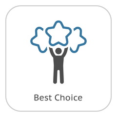 Best Choice Line Icon.