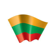 Lithuania flag, vector illustration