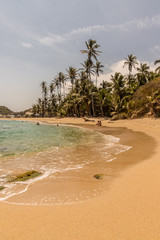 A view in Tayrona National Park in Colombia