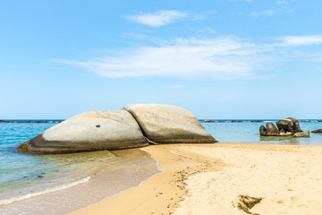 A view in Tayrona National Park in Colombia