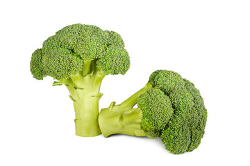 Fresh broccoli isolated on white background - 216678314