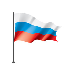 Fototapeta na wymiar Russia flag, vector illustration