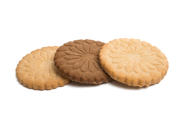 butter cookies isolated