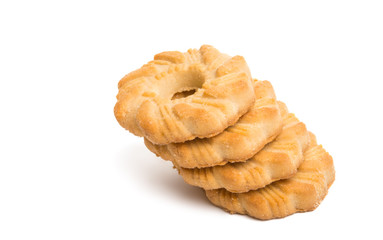butter cookies isolated