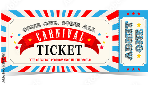 carnival ticket stock image and royalty free vector files on fotolia