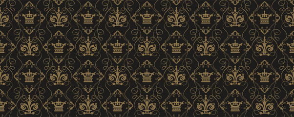 Background, pattern, royal, vector