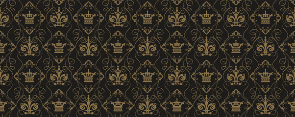 Background, pattern, royal, vector