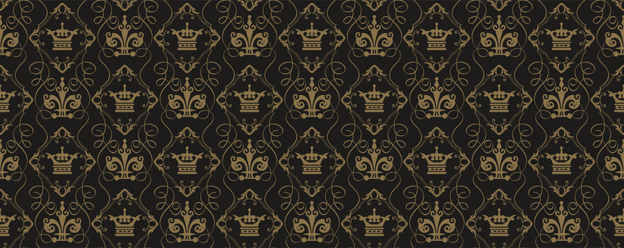 Background, pattern, royal, vector