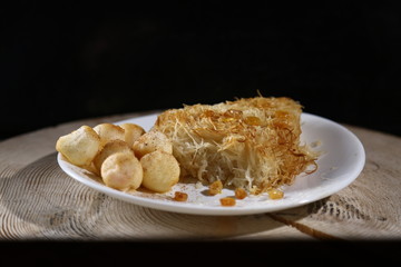 Cake with apples