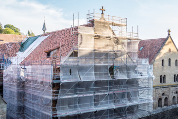 Sanierungsarbeiten im Kloster Maulbronn