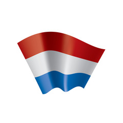 Netherlands flag, vector illustration