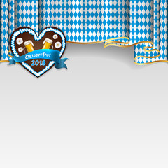 Oktoberfest Banner Hintergrund.