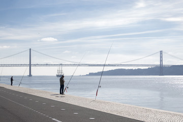 Ponte 25 de Abril en Lisboa