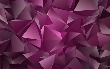 Abstract Low-Poly triangular modern background