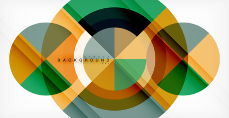 Fototapeta premium Wektorowy okręgu abstrakta tło