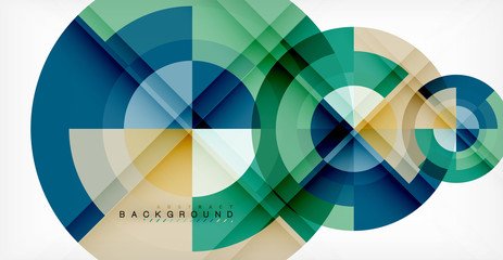 Obraz premium Vector circle abstract background