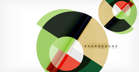 Obraz premium Vector circle abstract background