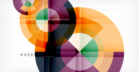 Obraz premium Wektorowy okręgu abstrakta tło