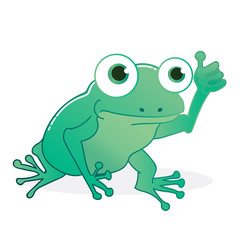 Frog thumb up