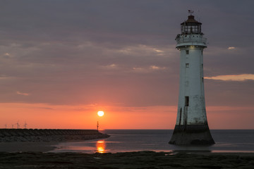 Perch Rock Lighthouse Sunset