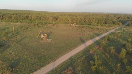 Oil production on its site