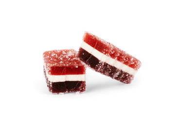 Assorted candies marmalade with different colors