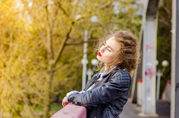 Photo, portrait of a girl.