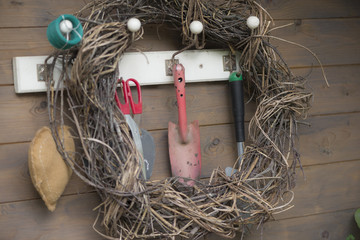 vintage garden detail