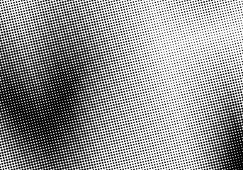 Halftone dots background. Abstract asymmetric pattern of dots