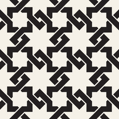 Vector seamless pattern. Modern stylish abstract texture. Repeating geometric tiles..