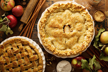 Homemade apple pies