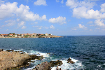 Ancient city by the sea