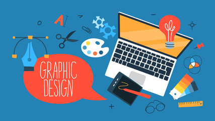 Graphic design concept
