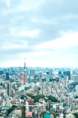 Tokyo Tower, Japan - communication and observation tower. It was the tallest artificial structure in Japan until 2010 when the new Tokyo Skytree became the tallest building of Japan.