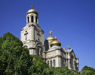 Dormition of Mother of God Cathedral in Varna. Bulgaria