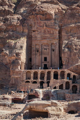 The Royal Tombs at the "City Centre" at Petra, Jordan