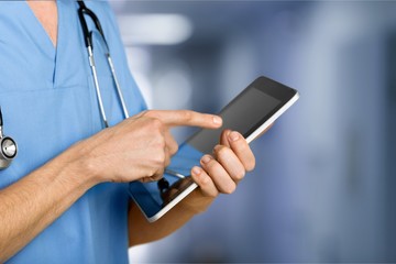 Man Doctor with stethoscope