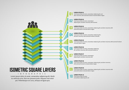 Layered Infographic Layout