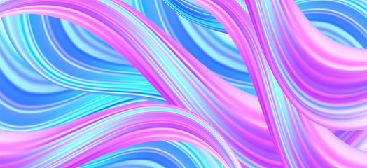 Background with effective multicolored waves