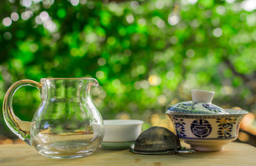 tea ceremony in nature