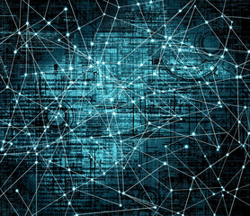 Technological background, Internet concept of global business. Internet connection, abstract of science and technology graphic design